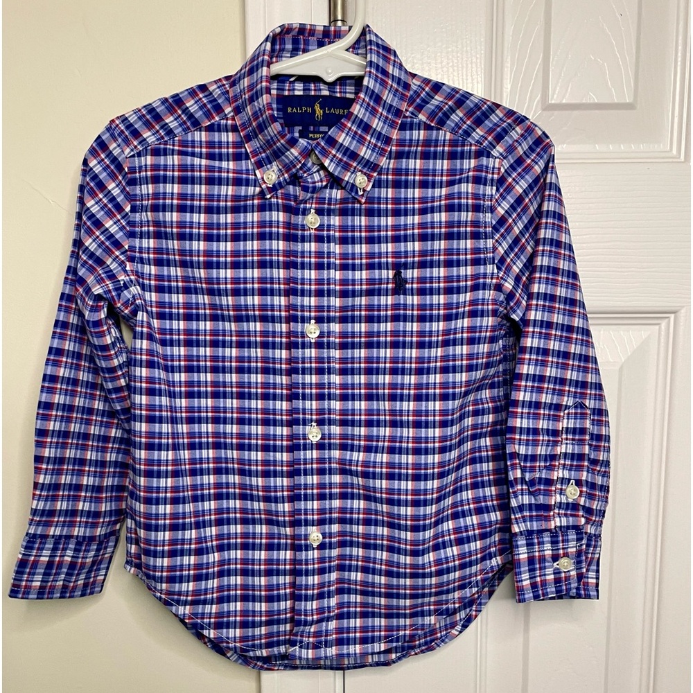 Polo by Ralph Lauren Plaid (2T) Shirt